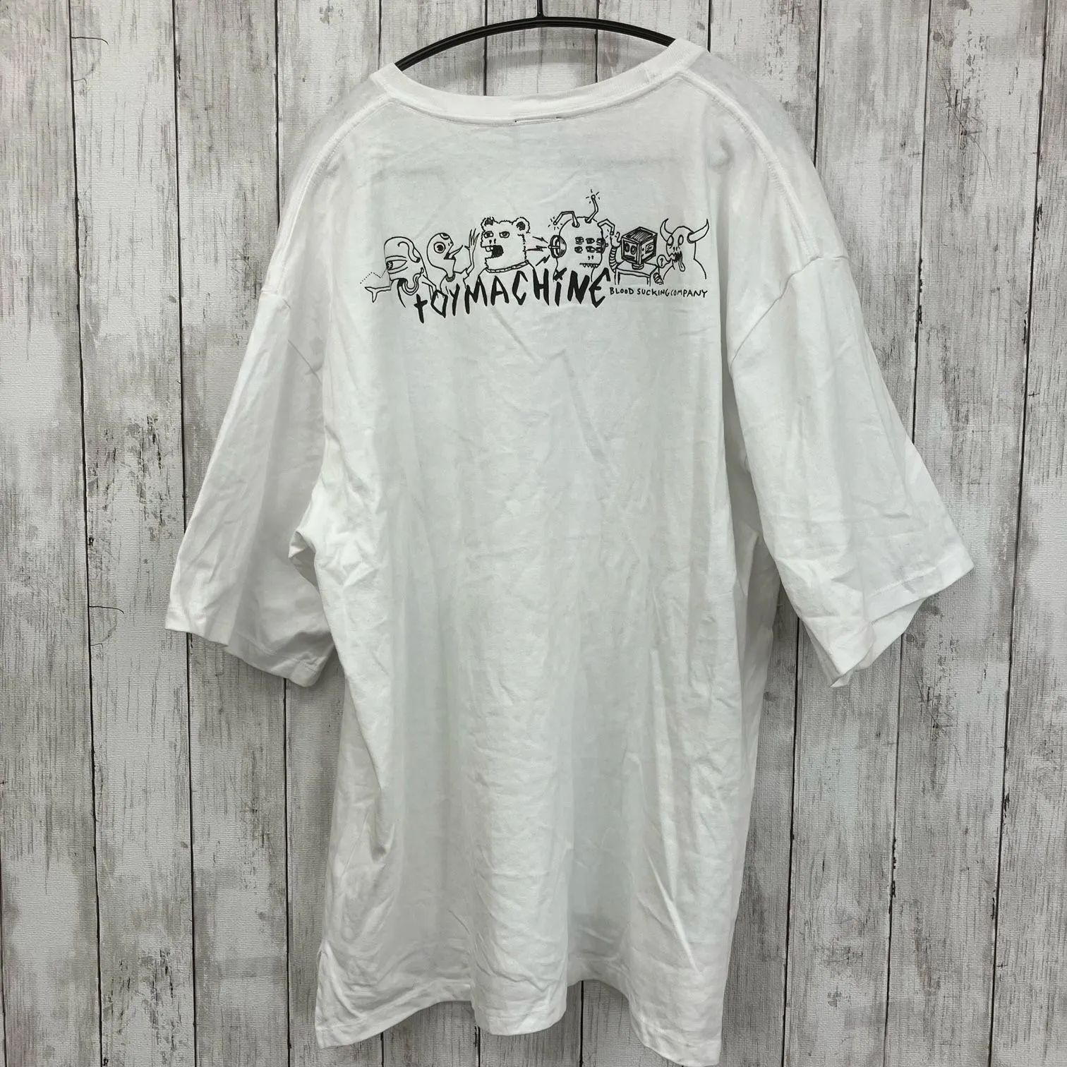 TOY MACHINE 】トイマシーン Tシャツ 白 サイズL|mercariメルカリ官方