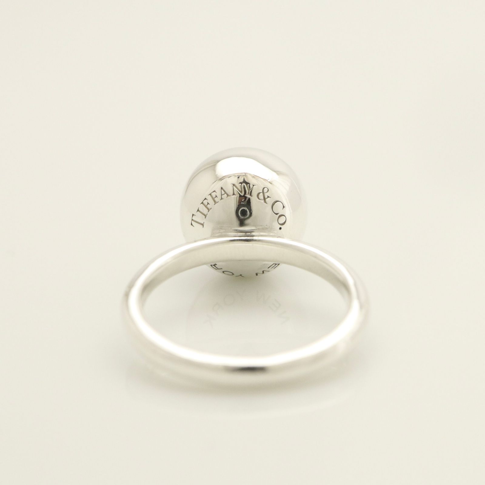 美品】ティファニー TIFFANY＆Co. ハードウェア 12mm ボール 11.5 号  