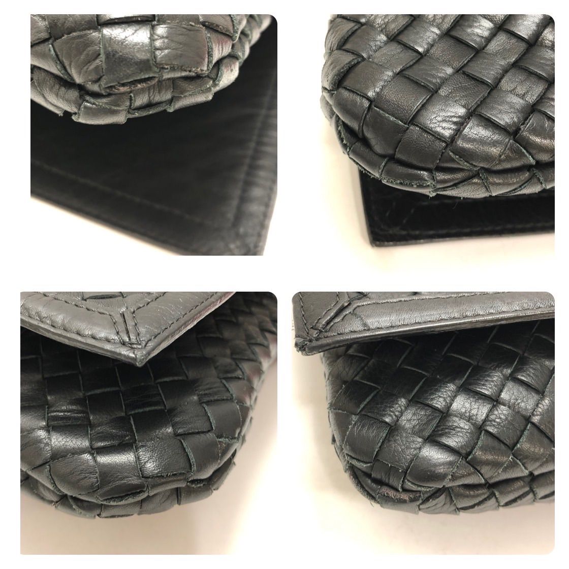 ファロルニ イタリア製 レザー イントレチャート ショルダー 黒色系