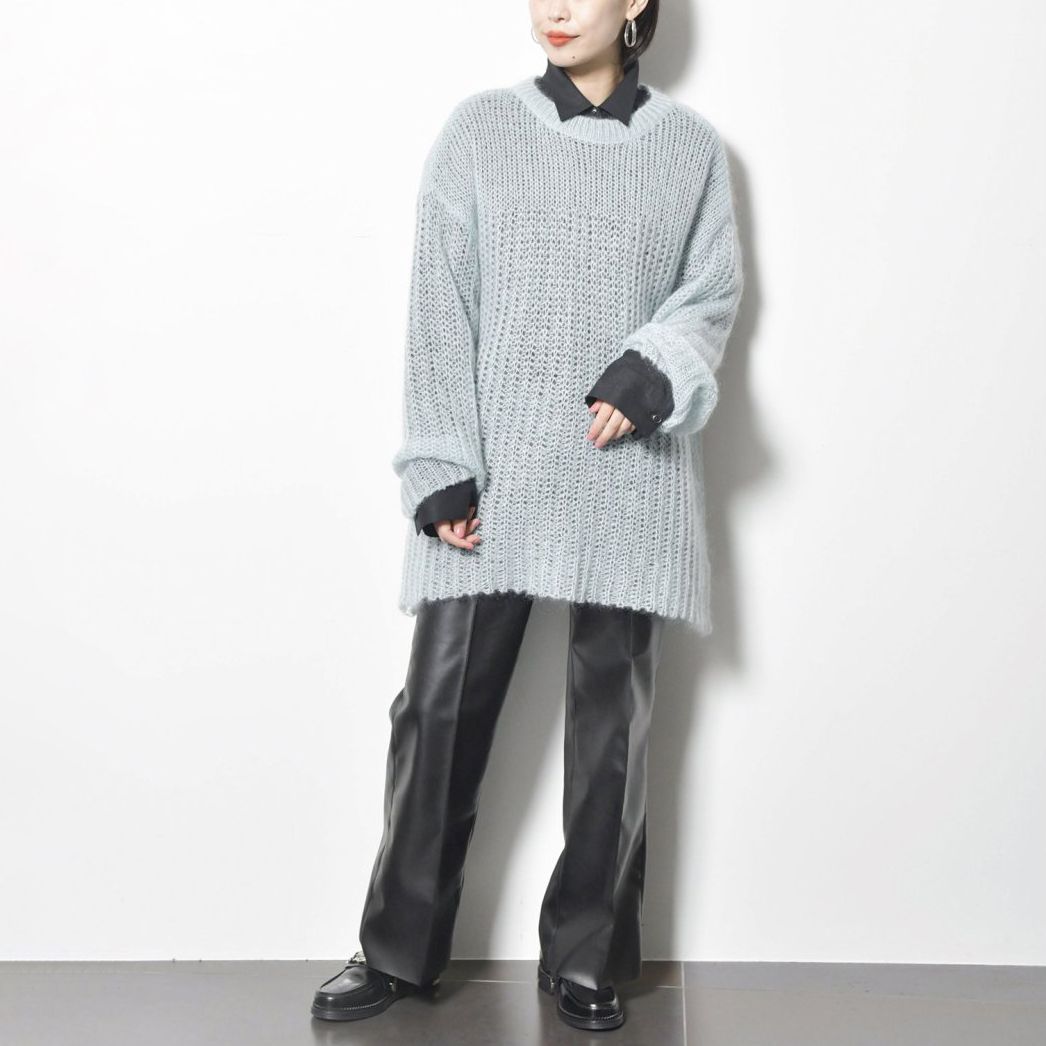 CITYSHOP (シティショップ) SLIT FAUX LEATHER パンツ 23030042901010