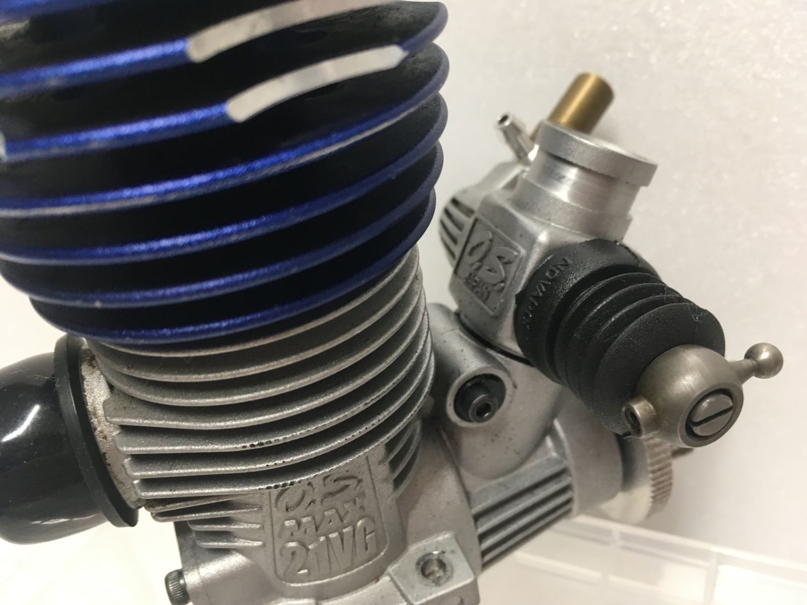 送料無料※ 小川精機 購入 O.S. MAX 21VG エンジン ジャンク品 囗G