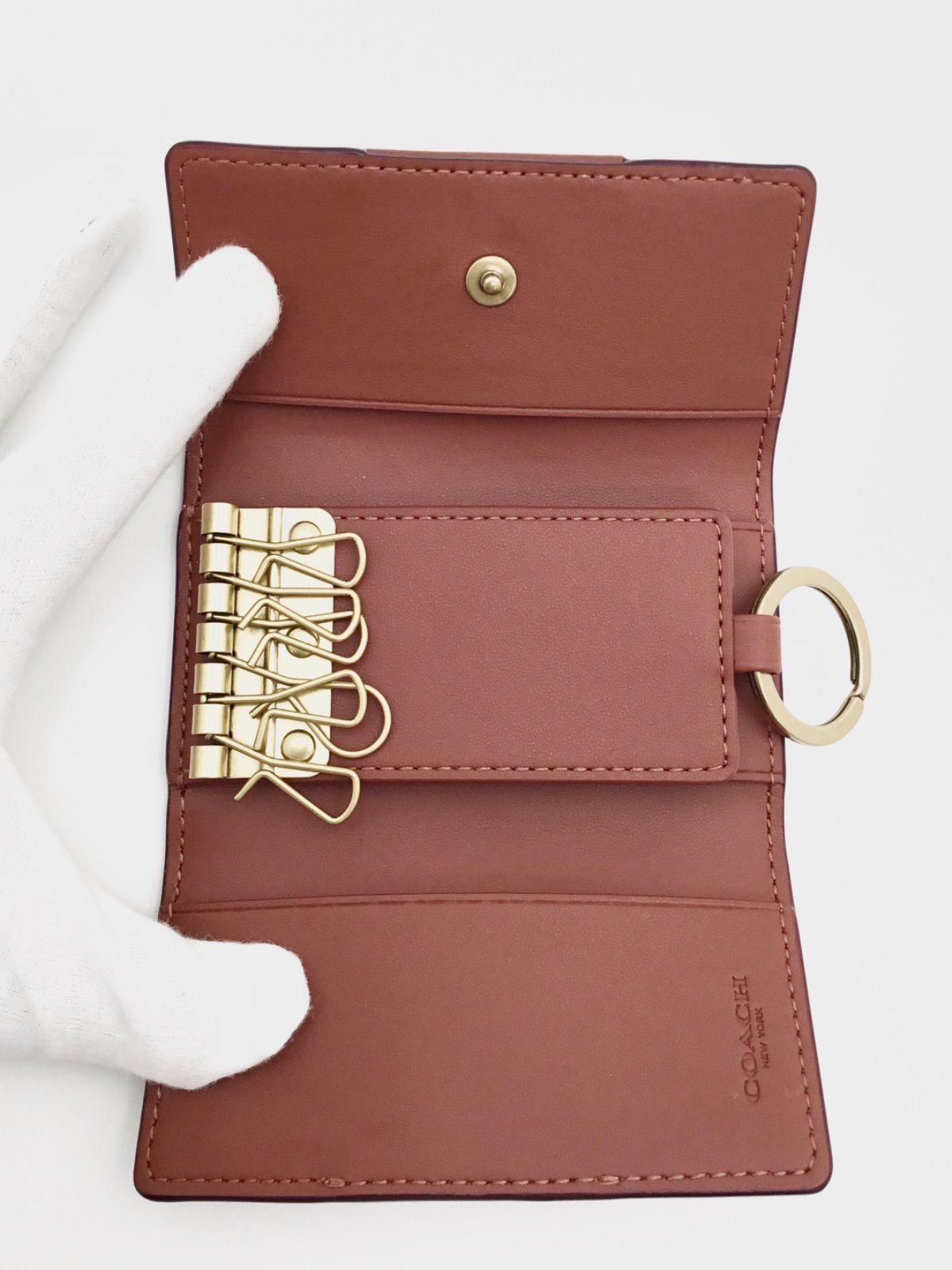 (未使用タグ付)大人気、コーチ、キーケース、カードケース、2wayタイプ、人気色 未使用タグ付)大人気、コーチ、キーケース、カードケース、2wayタイプ