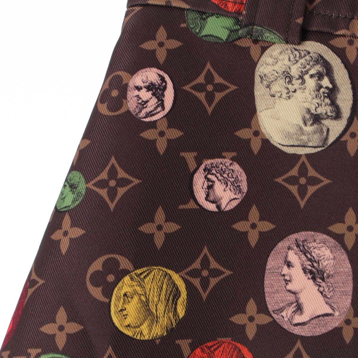 Louis Vuitton 膝丈スカート ルイヴィトン 21年 フォルナセッティ モノグラム ひざ丈