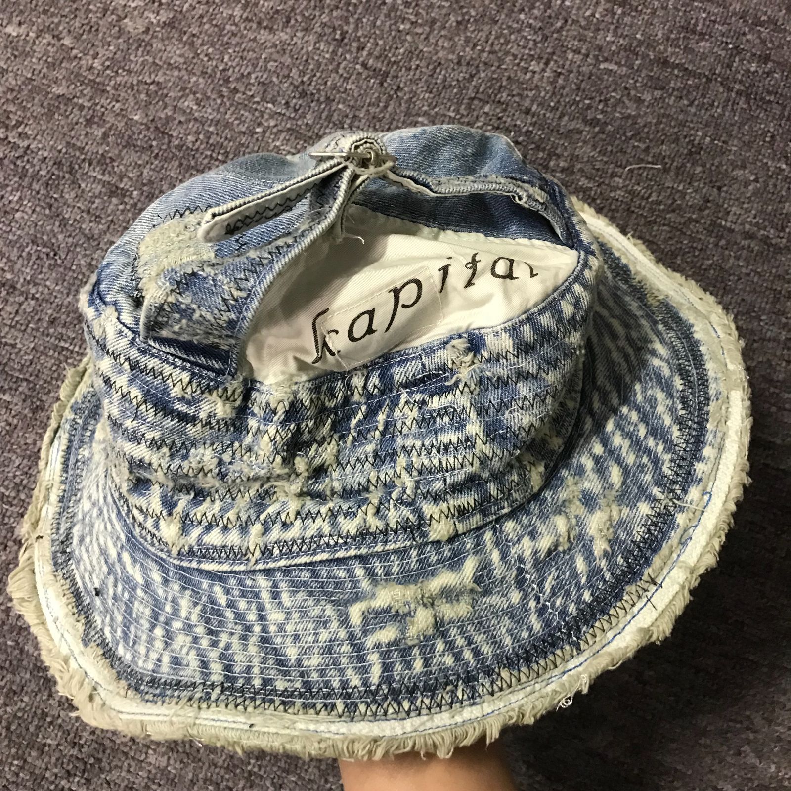 Kapital 12oz denim ハット 老人と海HAT デニム ハット（KAPITAL