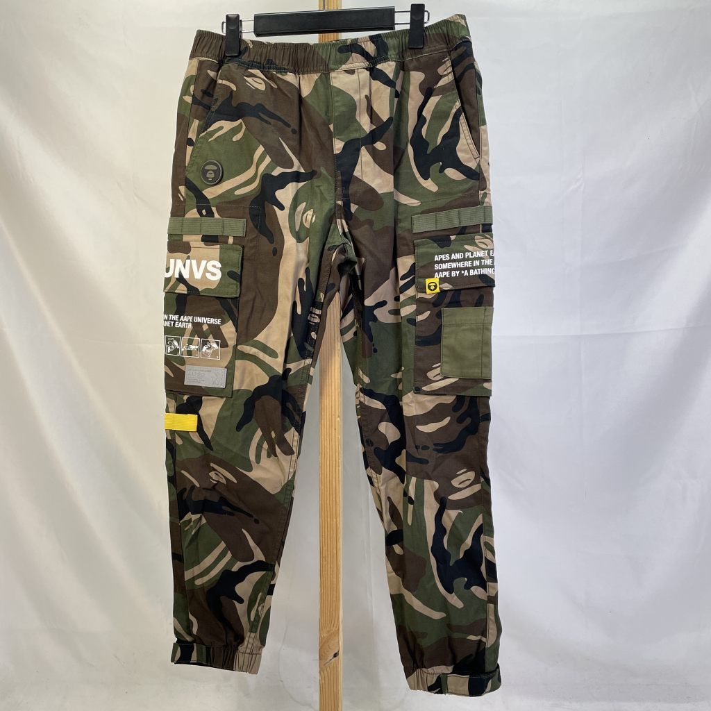 01w-5002 アベイシングエイプ A BATHING APE カモフラ柄 カーゴ