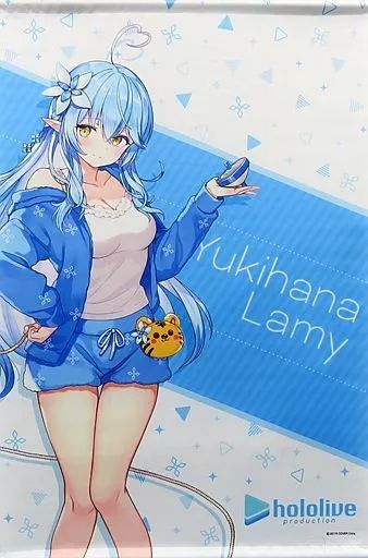 【希少】雪花ラミィ　B2タペストリー　2点セット 中古】タペストリー 雪花ラミィ B2タペストリー 「バーチャル