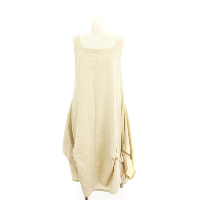 美品 ❇️モユル もゆる 萠❇️アート柄ノースリーブチュニックワンピ