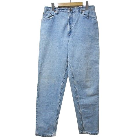 リーバイス Levi's 96年製 551 デニムパンツ USA製 90's ヴィンテージ ジーンズ テーパード リラックスドフィット M ブルー 青 AA X