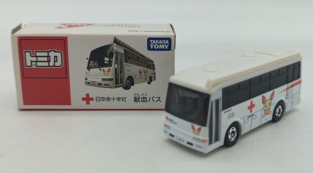 トミカ 献血バス 1/122 中国製 1979年 トミカ 献血バス 1/122 中国製 1979年