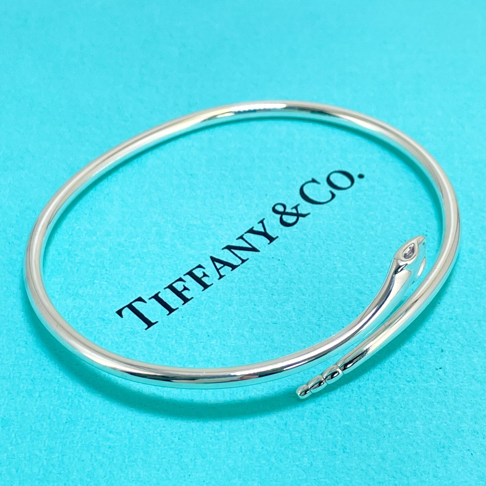 ティファニー シルバー925 スネーク バングル Tiffany&Co. ブレスレット /24-907M - メルカリ