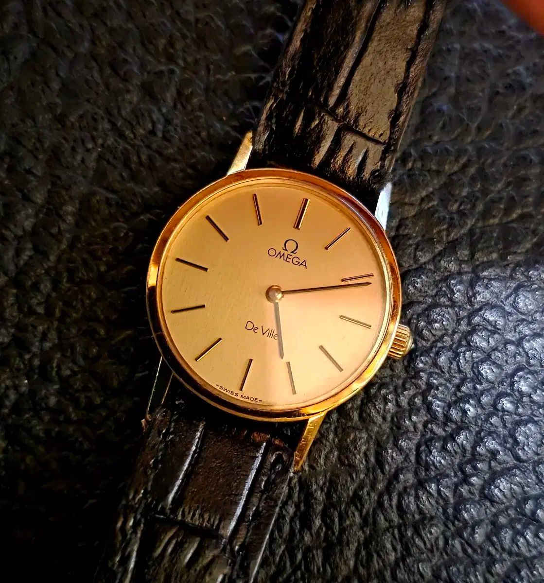 オメガ Omega デビル De Ville 手巻き レディース 時計