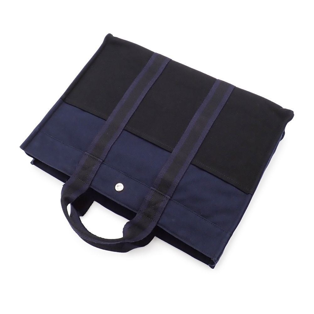 エルメス トートバッグ ネイビー HERMES フールトゥMM ビジネスバッグ