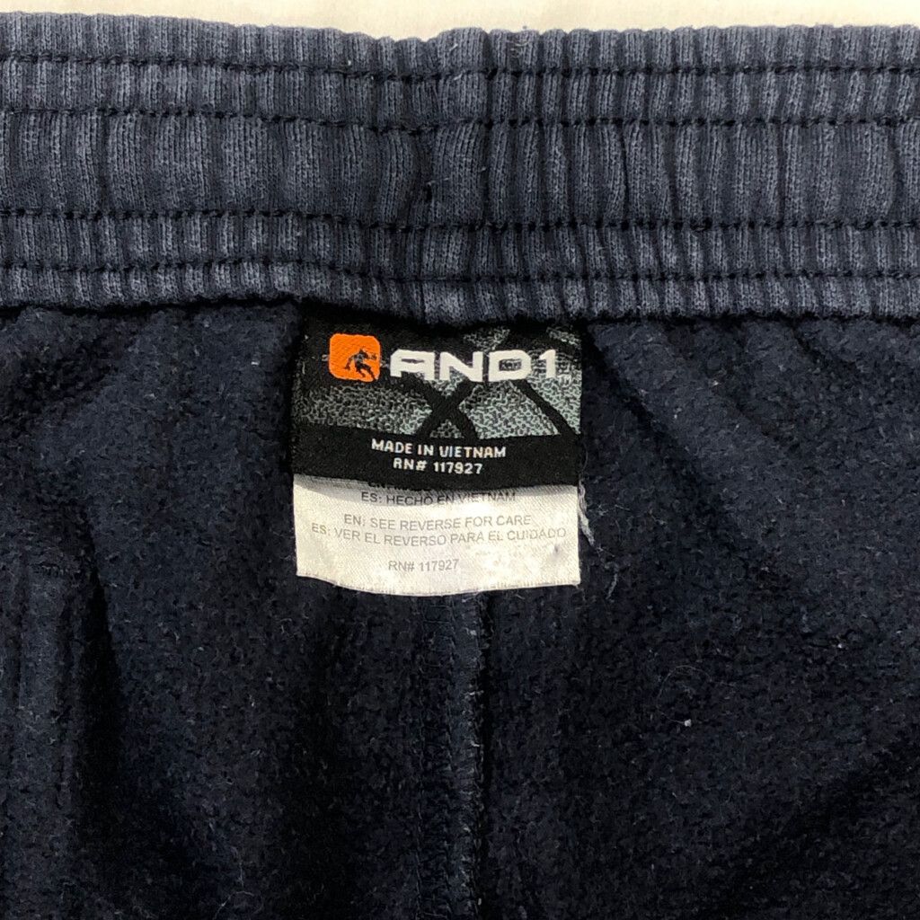 AND1 アンドワン スウェット カーゴパンツ ネイビー (メンズ XL) 中古