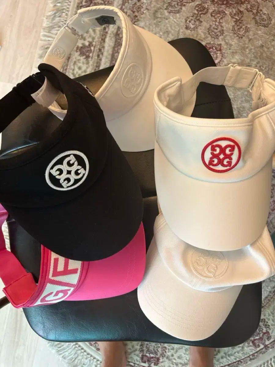gfore ジーフォア GFORE サンバイザー ホワイト|ブラック|ピンク 正規品