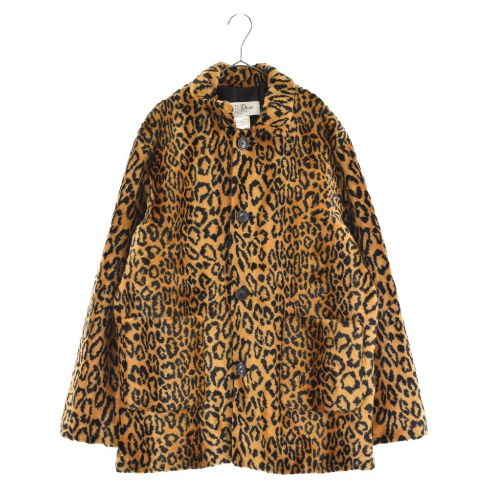 we11done (ウェルダン) Leopard Coat レオパード コート ブラウン