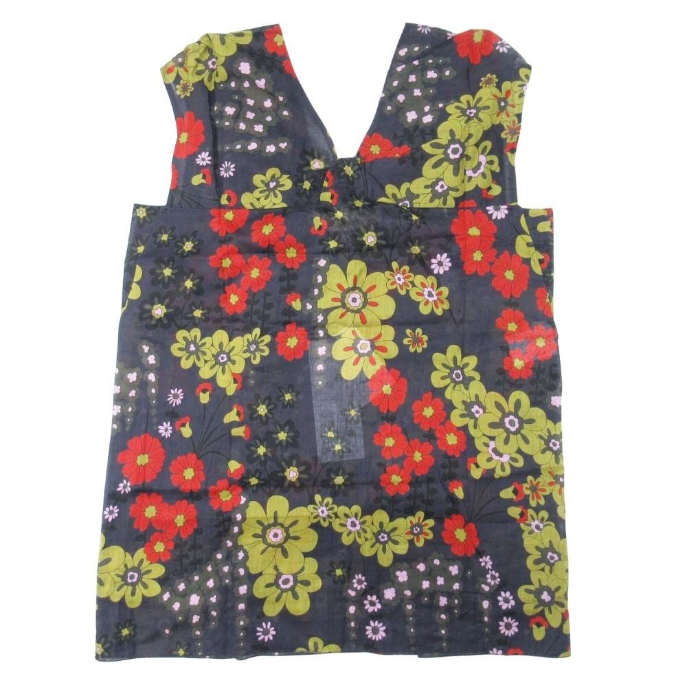 2019 MARNI マルニ トップス ブラウス カットソー フラワー コットン 新品同様 MARNI マルニ 花柄 ノースリーブ ブラウス シャツ