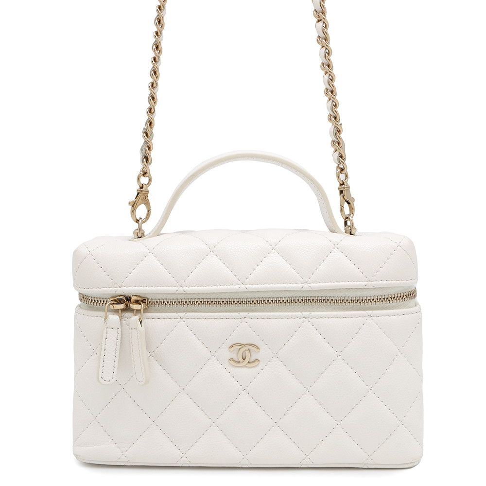 ★スリムバニティー★【CHANEL】ココマークバニティー 楽天市場】CHANEL シャネル ココマーク キャビアスキン バニティ