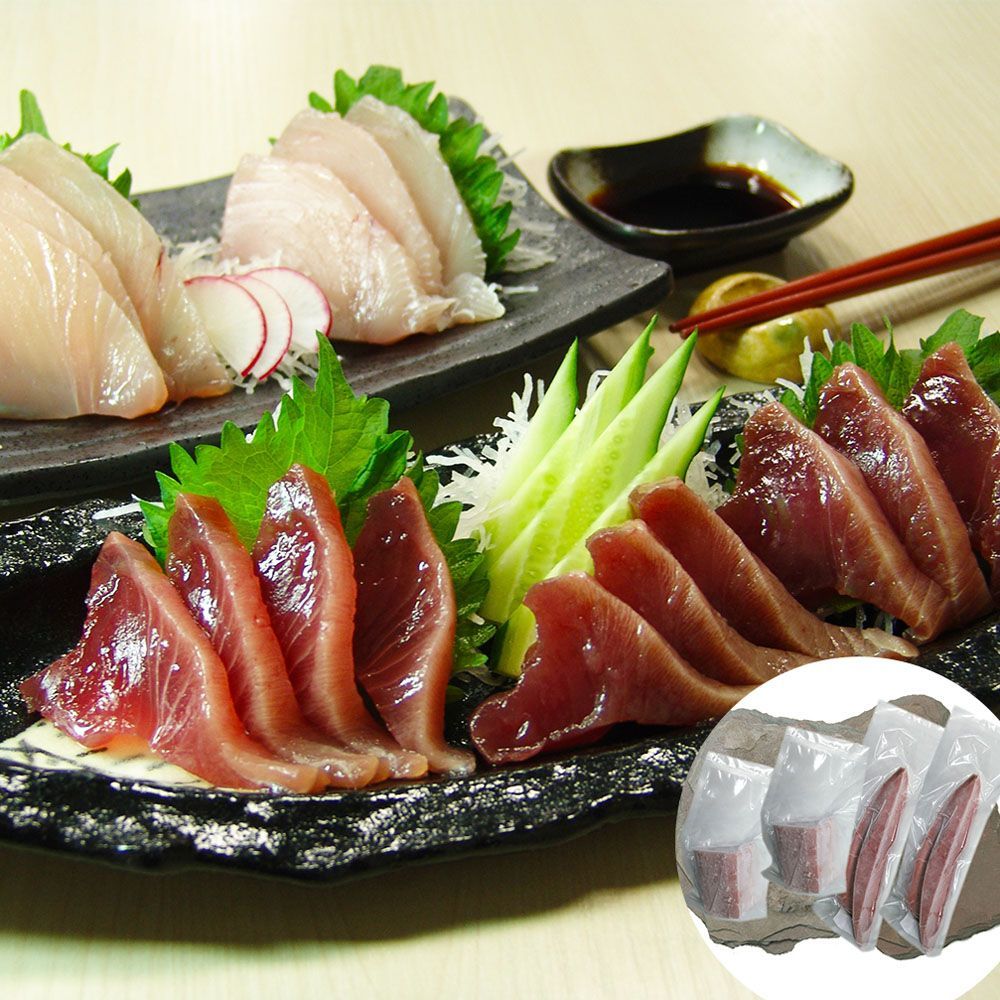 静岡 戻りかつお・まぐろ 刺身  詰め合わせ A カツオ 鰹マグロ3890024-1