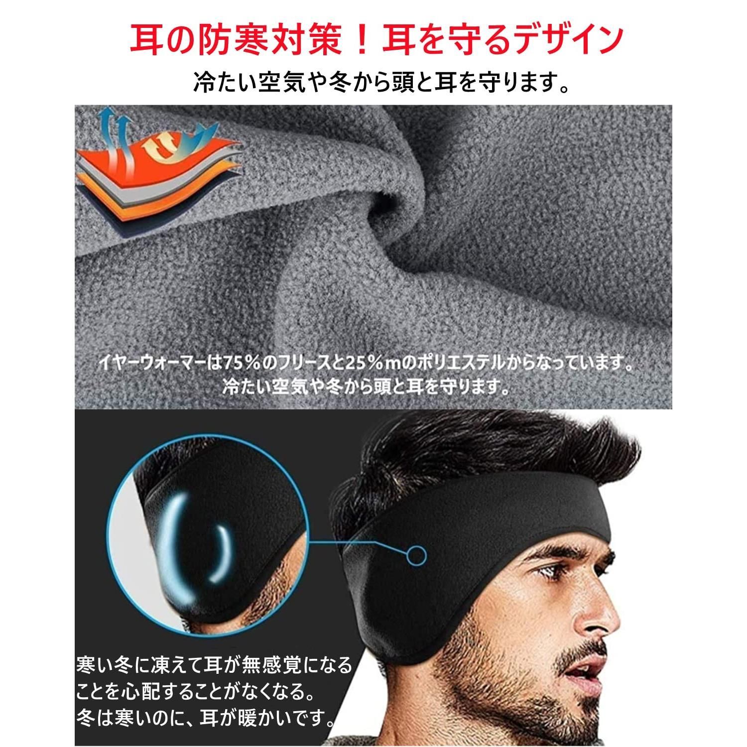 今だけ値下げタグ付き新品未使用　ヘッドバンド　イヤーウォーマー oobikiyaking_10547