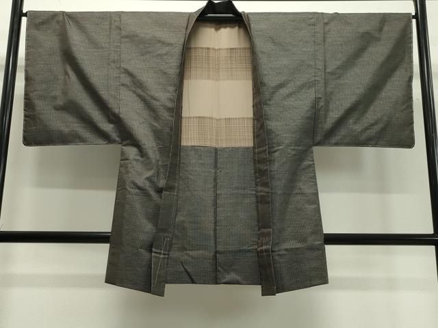平和屋着物○男性 本場大島紬 アンサンブル 亀甲文様 正絹 逸品