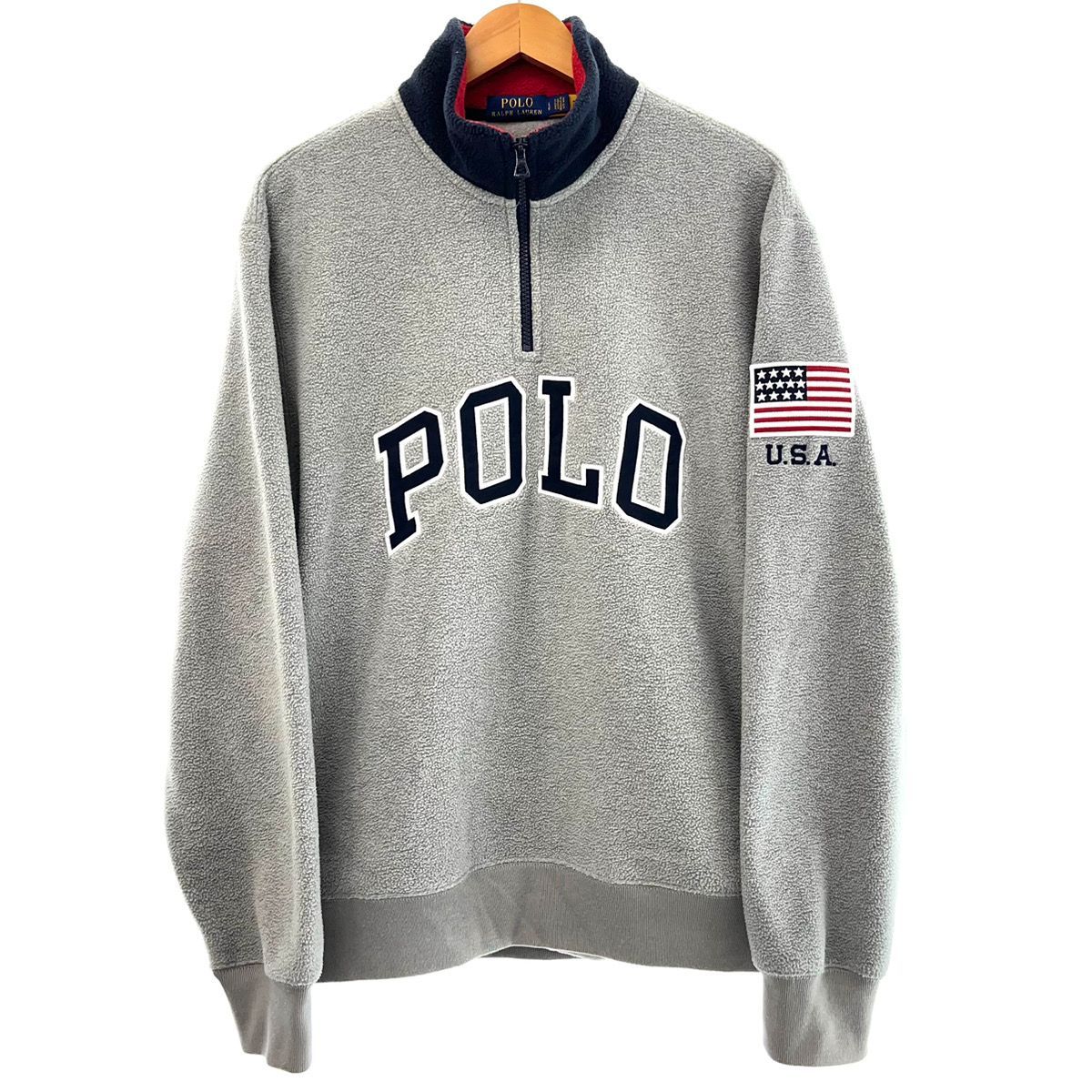 ラルフローレン RALPH LAUREN POLO ロゴ ハーフジップ プルオーバー