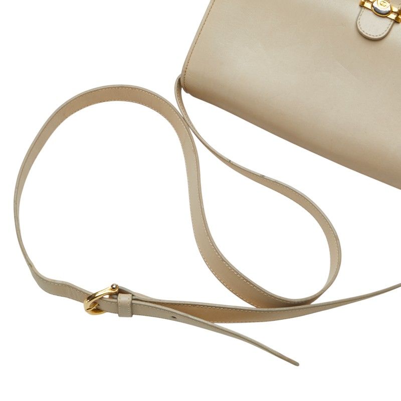 グッチ 001 406 1780 ベージュ ゴールド レザー レディース GUCCI【1  