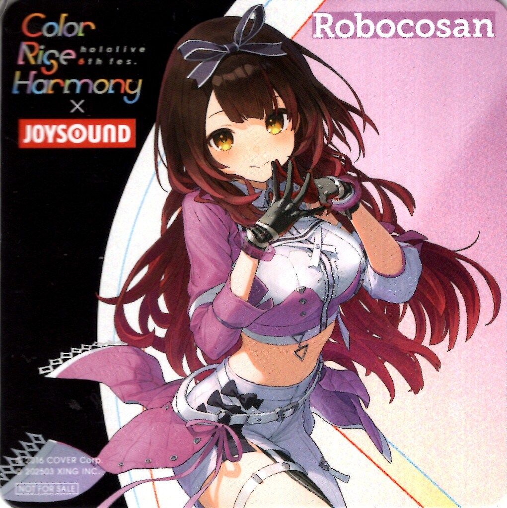 ホロライブ コースター JOYSOUND Color Rige Harmony hololive 6th fes. Color Rise Harmony ×JOYSOUND スペシャル