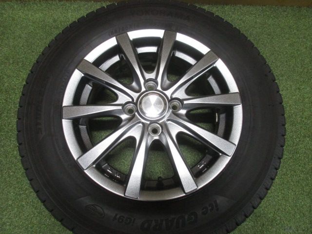 み グラス 155 80R14LT スタッドレスタイヤ４本SET サクシード プロボックス NV150