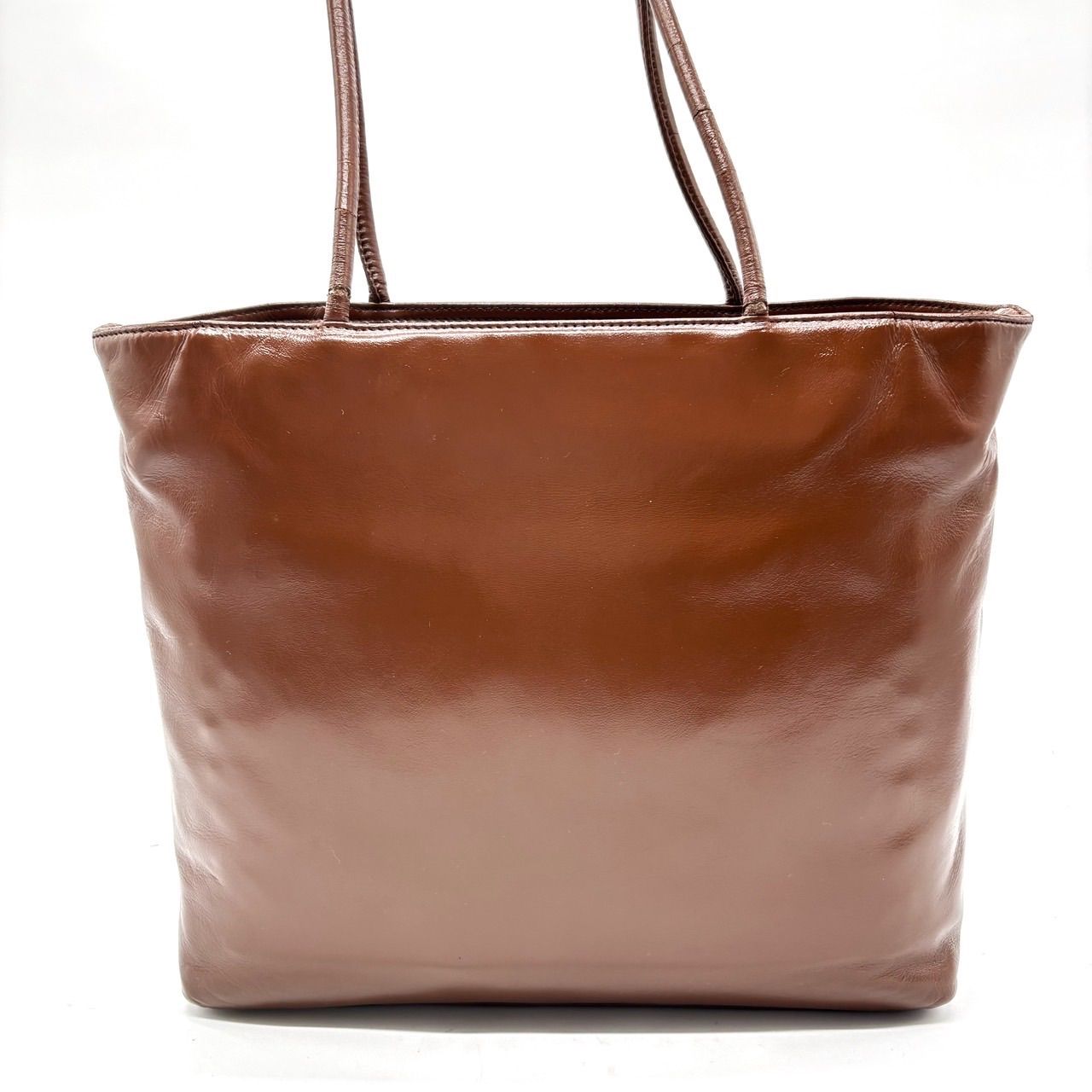 ✨良品✨ PRADA プラダ トートバッグ ハンドバッグ 三角ロゴ