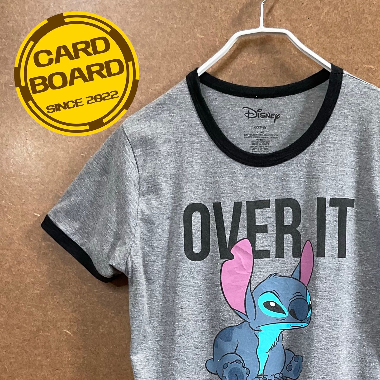 US古着 スティッチStitchディズニー ビッグプリント半袖tシャツ