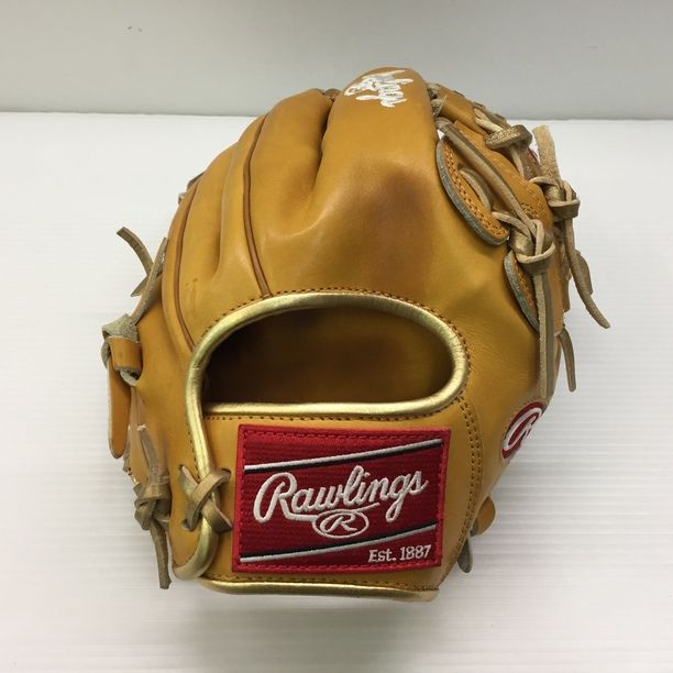 中古品 ローリングス Rawlings プロプリファード 硬式 内野手用オーダーグローブ GHMSOGPR 刺繍入り 8715 - メルカリ