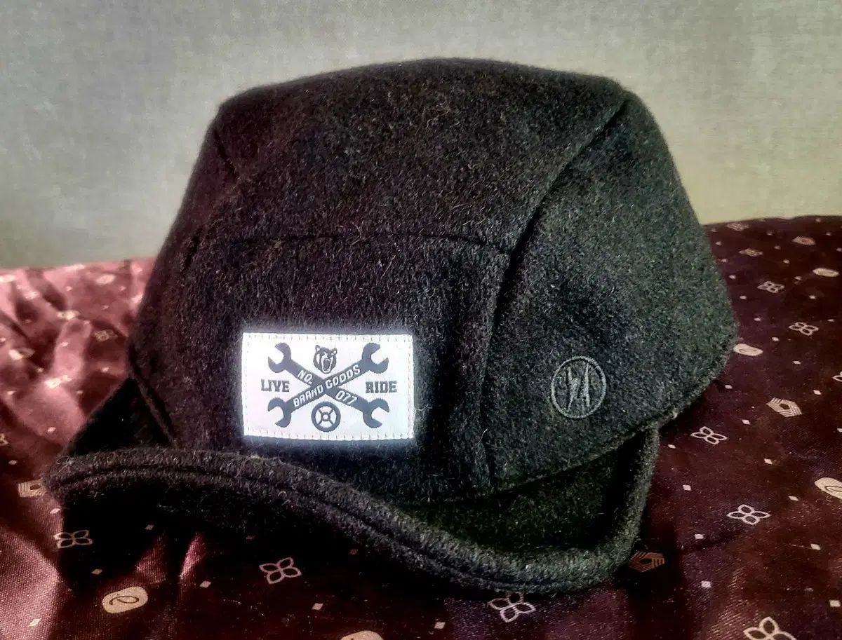 ♥ BATAL BLUE - ウール 耳あて 前つば調整 キャップ