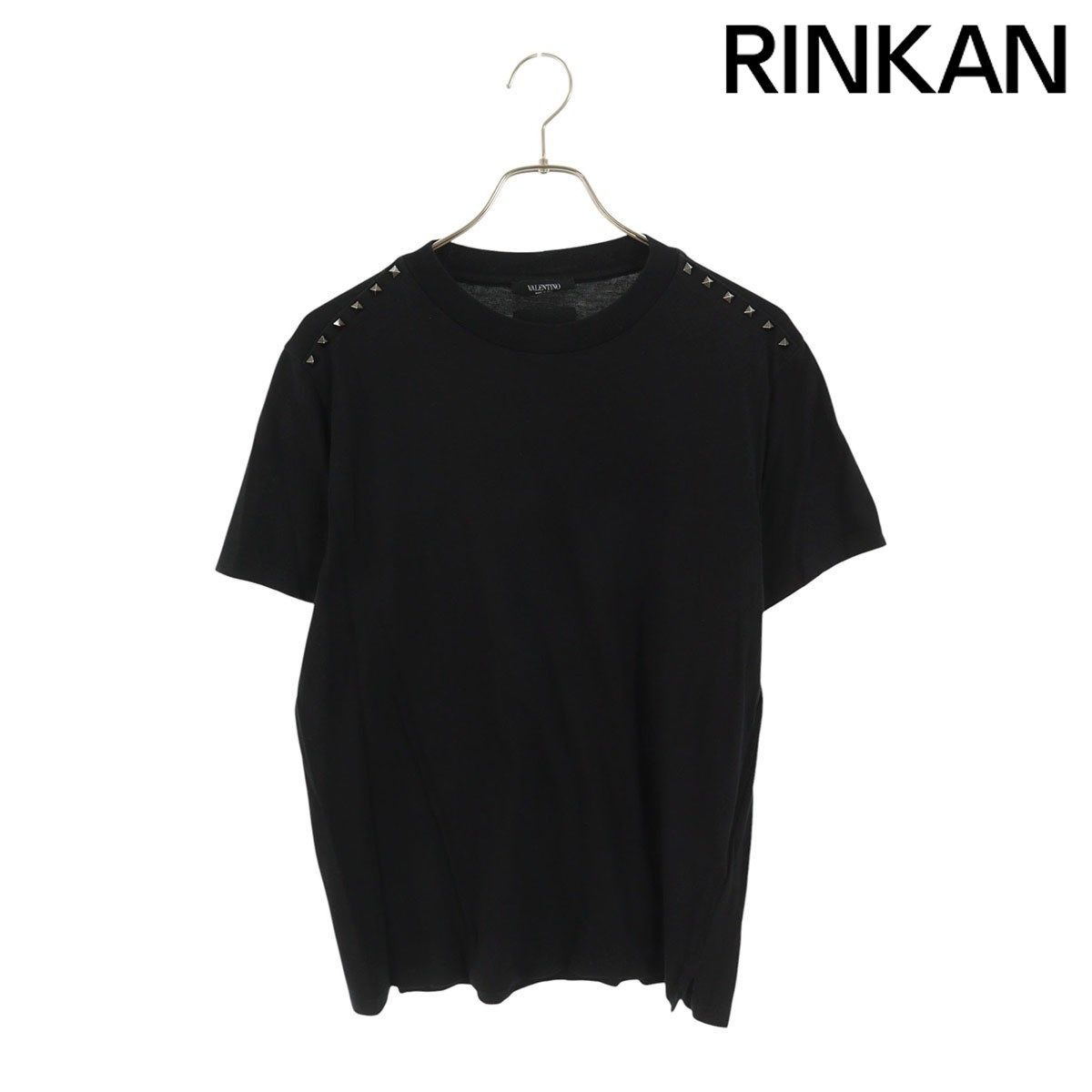 ヴァレンティノ NV3MG08X3LE ロックスタッズTシャツ メンズ XS