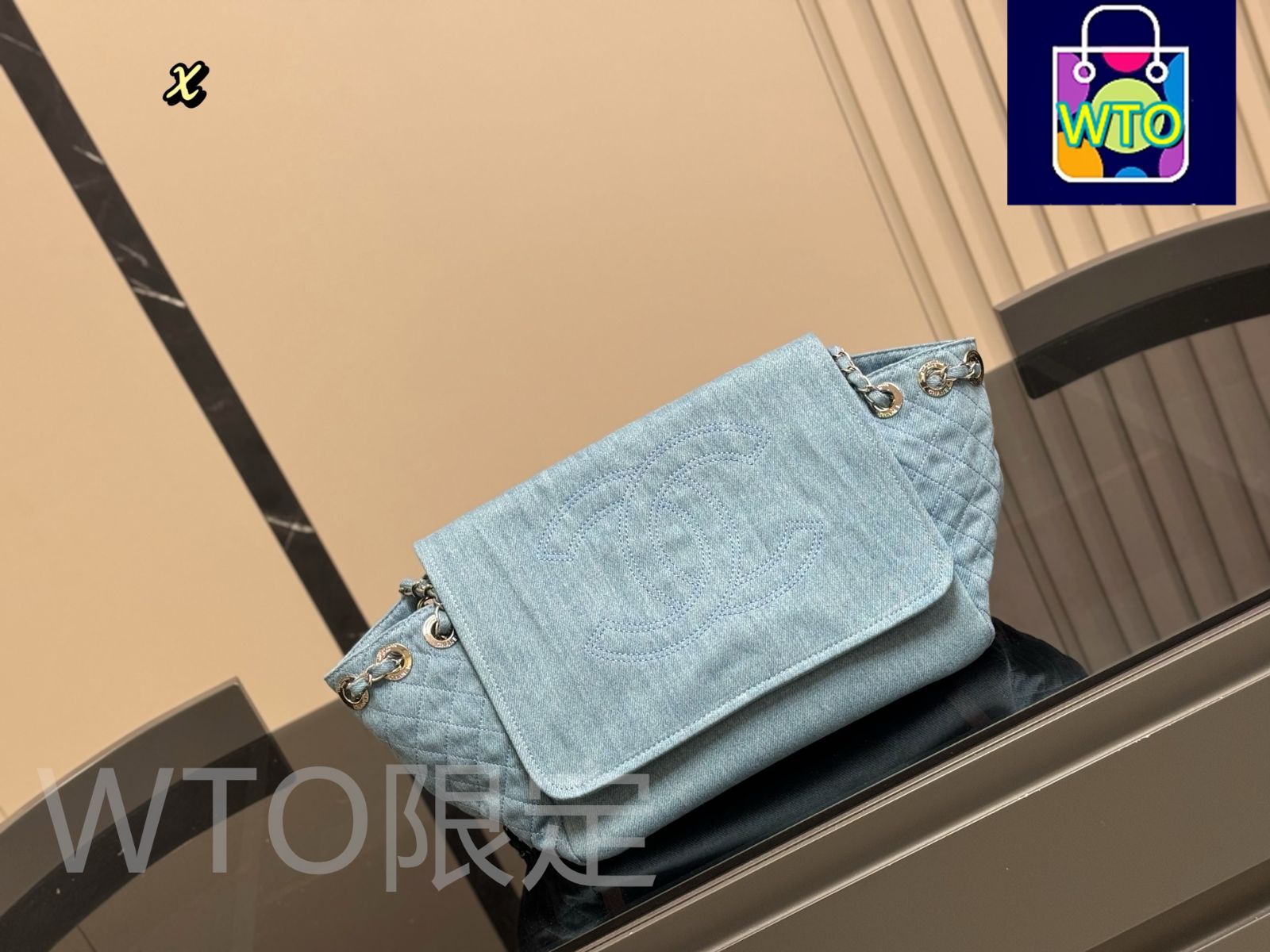 【3wayにつかえてポイントにもなる☆CHANEL バックパック デニム 今日特価】Chanel 25s Black Gradient Denim Hobo / シャネル
