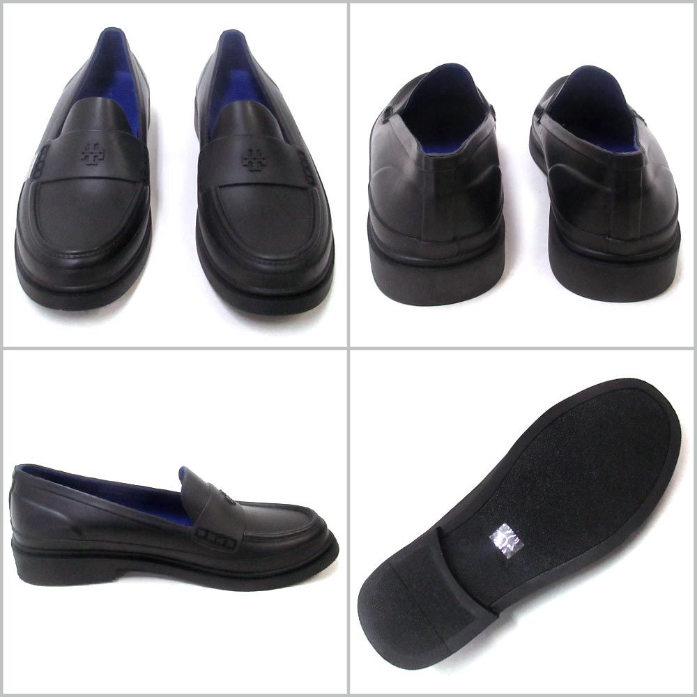 TORY BURCH レインシューズ TORY BURCH 長靴 黒 レインシューズ 22 