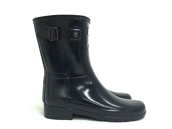 □極美品□ HUNTER ハンター ラバー レインブーツ 長靴 表記サイズ US6