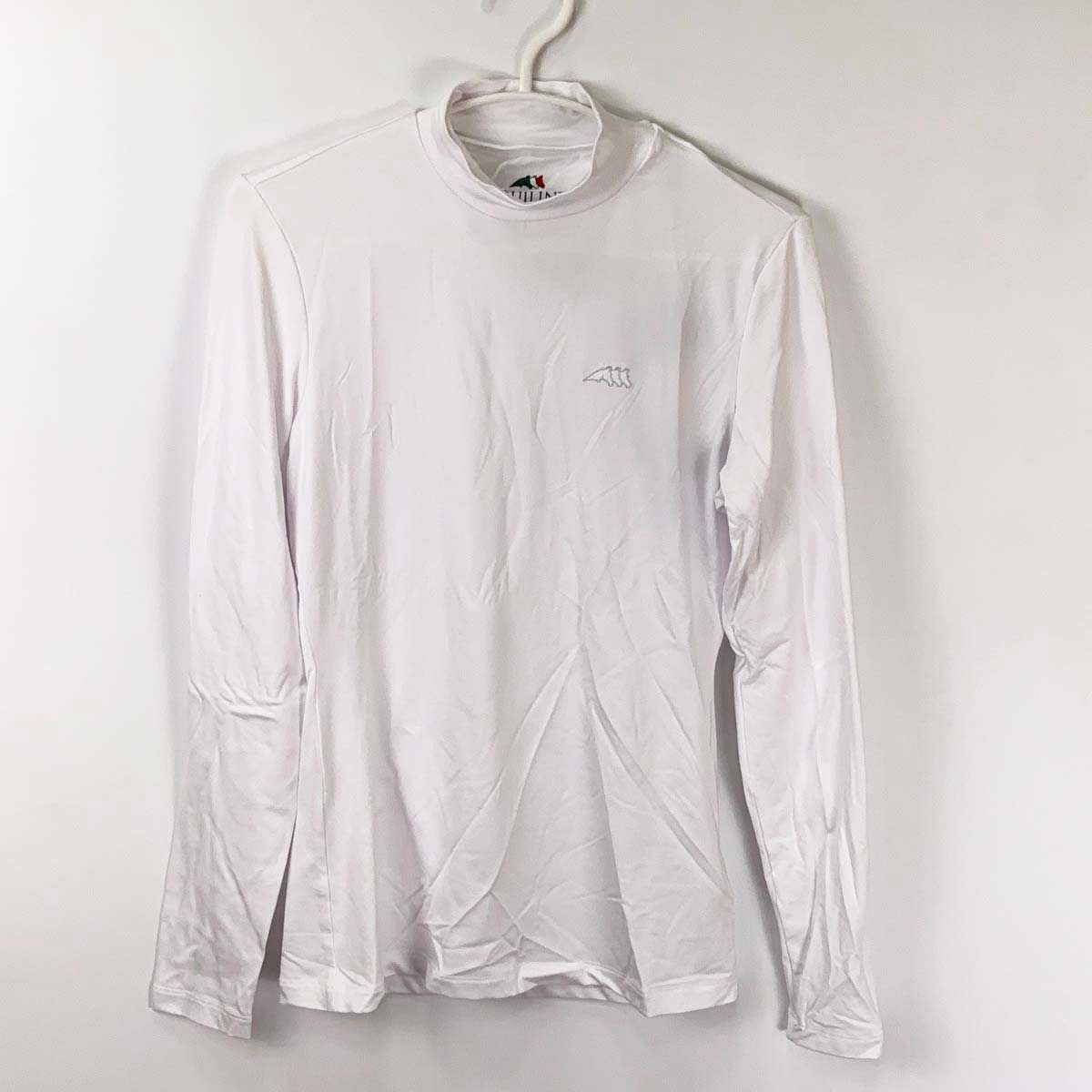 【中古・未使用品】EQUILINE エクイライン DRILLA 長袖競技用 シャツ ハイネック S ブラック H00771 レディース 乗馬 馬術 未使用】EQUILINE エクイライン DRILLA 長袖競技用 シャツ