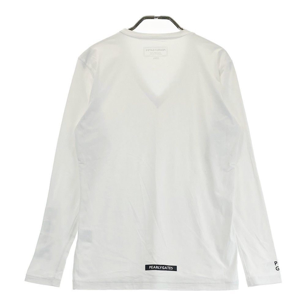 サイズ：5 PEARLY GATES パーリーゲイツ 長袖 インナーTシャツ 袖ロゴ