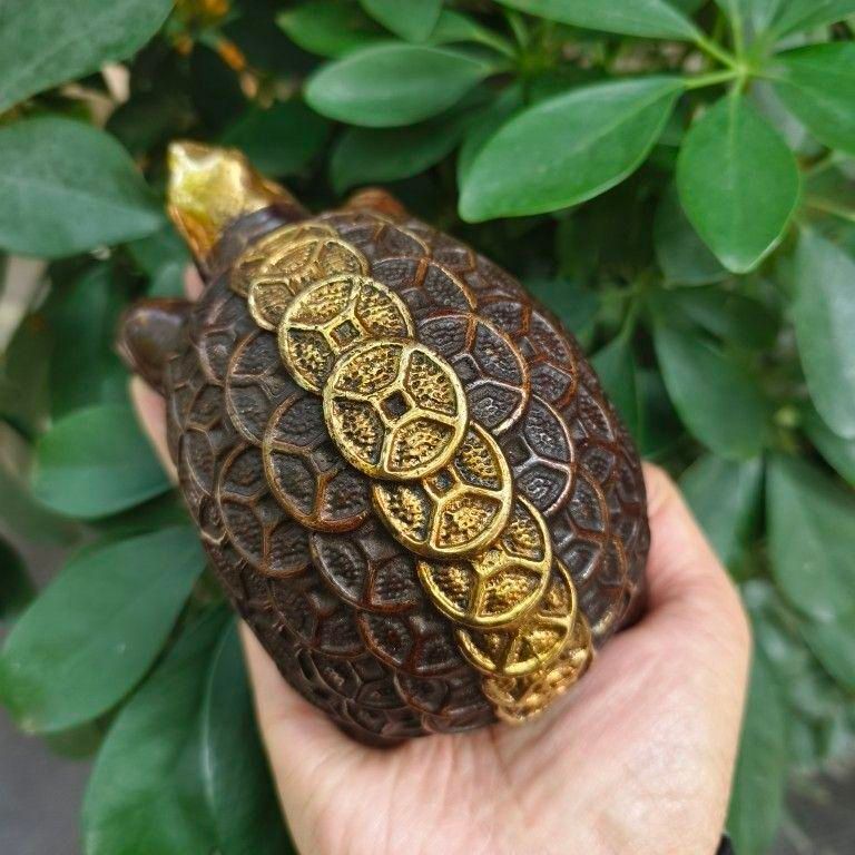 銅細工 鎏金金銭亀    装飾品   工芸品 美術品 置物 銅細工 鎏金金銭亀 装飾品 工芸品 美術品 置物 - メルカリ