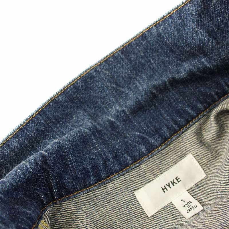【美品】HYKE ハイク Gジャン デニムジャケット インディゴ ブルー HYKE（Gジャン/デニムジャケット）のフリマアイテム一覧