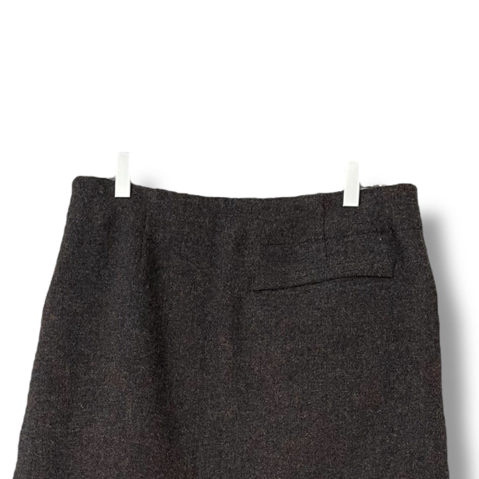 パラスパレス Pallas Palace ボトムス スカート ベージュ×ダークネイビー×パープル レディース ウエストゴム Pal\u0027las Palace パラスパレス ウール100% スカート こげ茶×青 size3（M