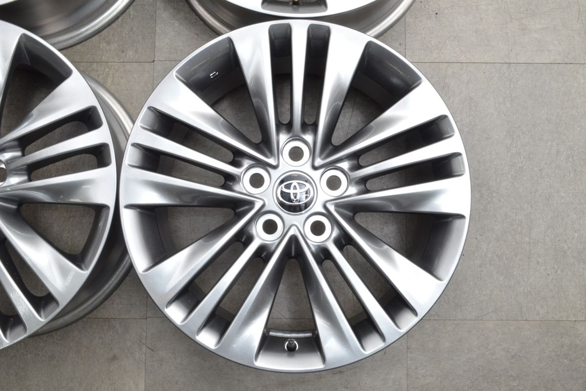 新車外し トヨタ 40 アルファード Z 純正 18in 7J 40 PCD120 4本セット ヴェルファイア レクサス LM 流用可 スタッドレス用 TRITUETUBI_COM