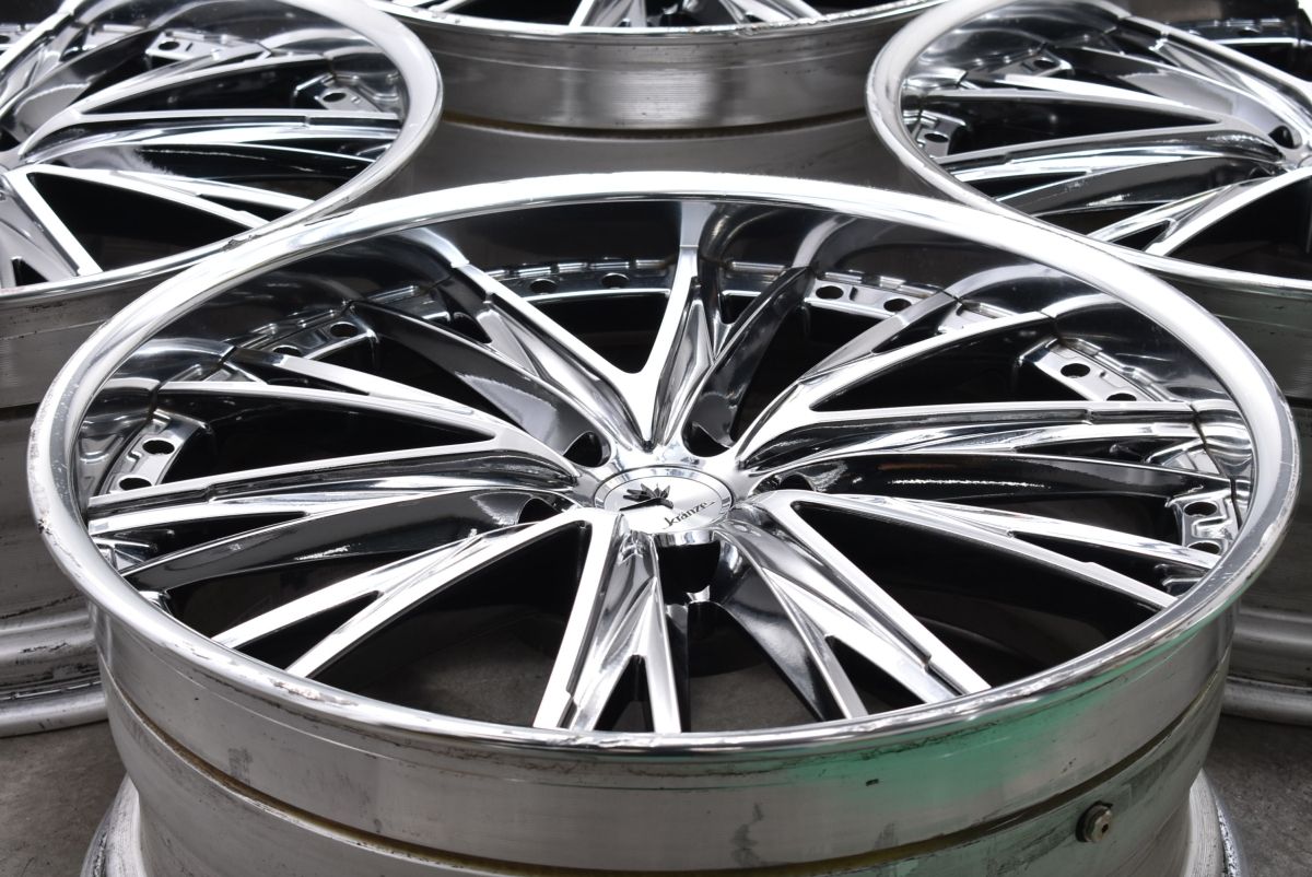 WEDS Kranze Elaborar 21in 9J +28 PCD120 4本セット レクサス