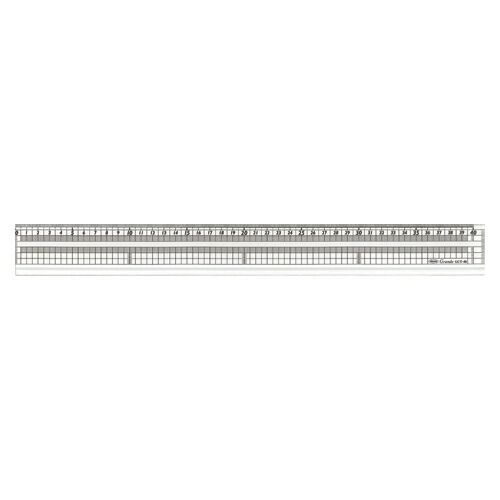 まとめ買い10個セット品 共栄プラスチック グランデ方眼みぞ付カッティング直線定規 GCT-40 1本