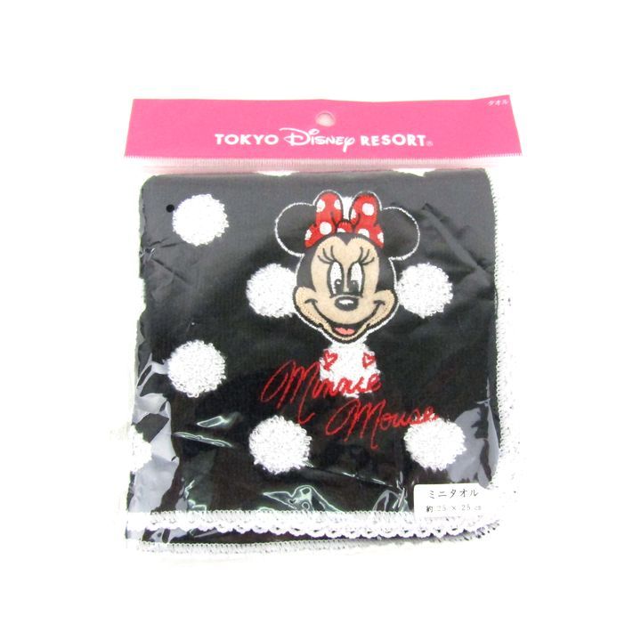 未開封未使用　　Disney 　ミニタオル　　　ミニーマウス 東京ディズニーリゾート ミニタオル 未使用 ミニーマウス ドット