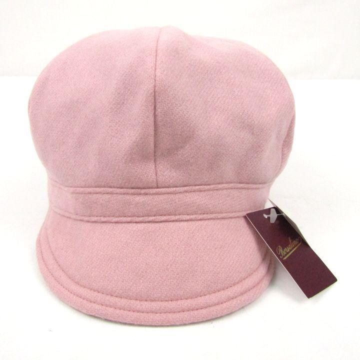 ボルサリーノ キャスケット 未使用 ウール混 帽子 ブランド レディース