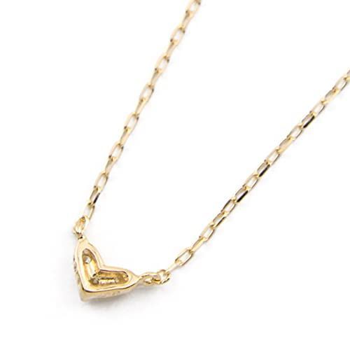 ハート ダイヤモンド ネックレス イエローゴールド K10 0442-7483-0017-0000 ブルーム