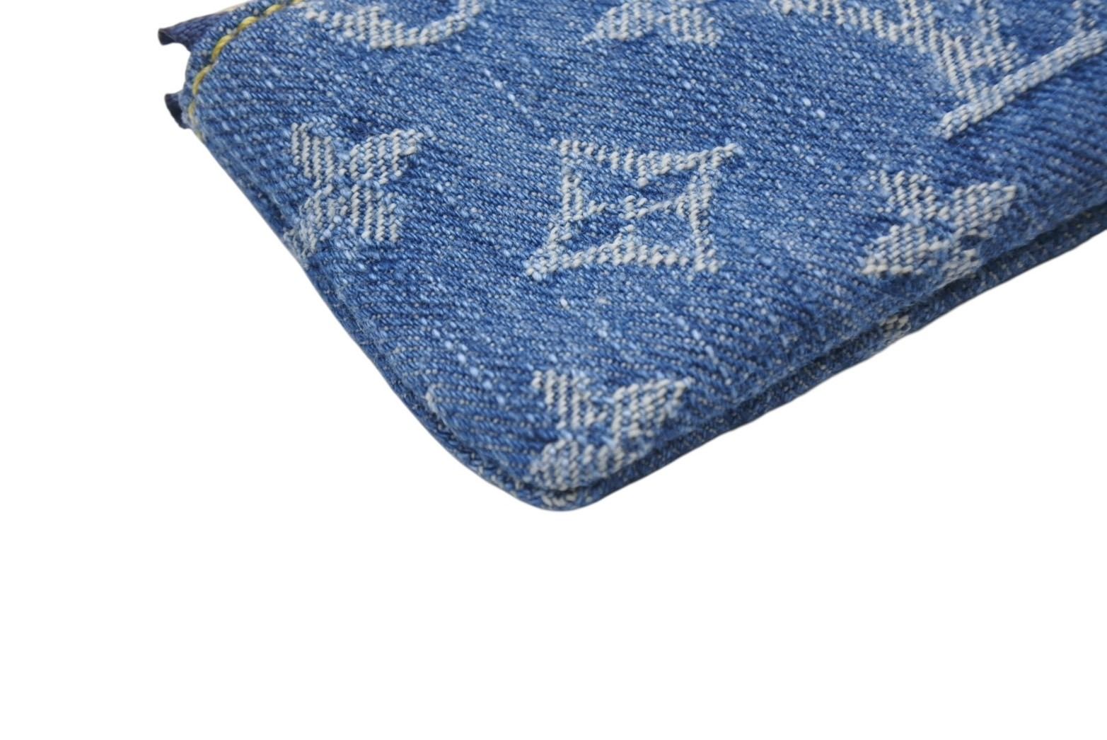 新品未使用 LOUIS VUITTON ルイヴィトン モノグラム デニム カードキー  