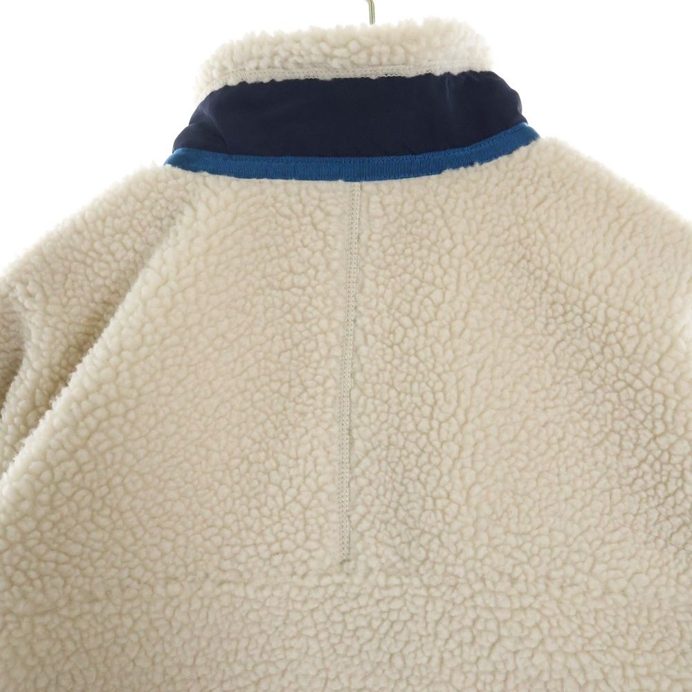 Patagonia フリースジャケット ベージュ・ネイビー Patagonia フリースジャケット ベージュ/ネイビー