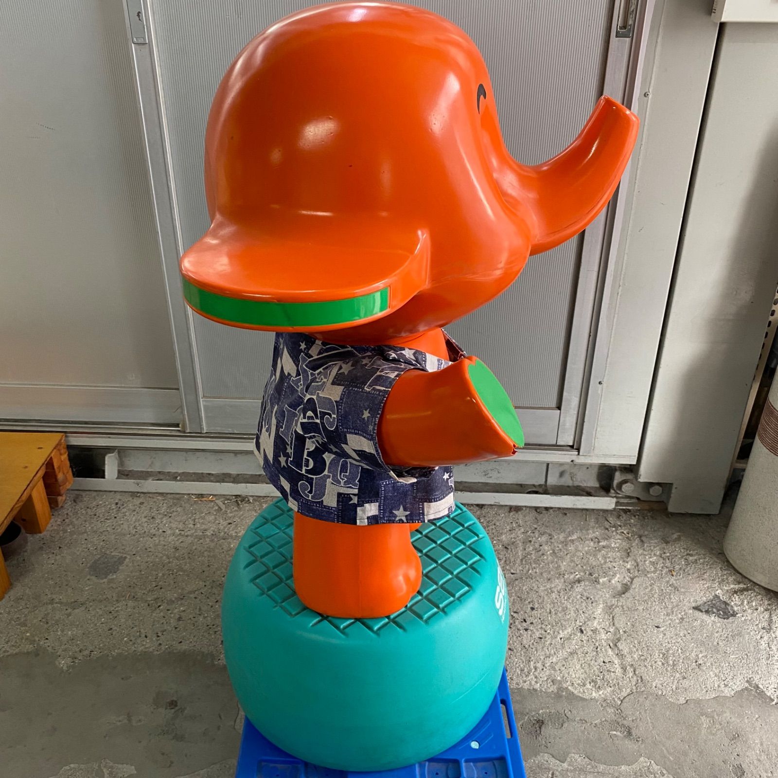 非売品 等身大 サトちゃん人形 置物 高さ約95cm 服付き SATO製薬 サト